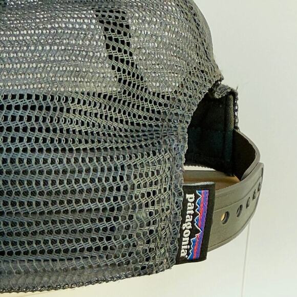 Patagonia Trucker Hat Adult Adjustable Snapback Gray Baseball Cap Outdoor Hiking - Picture 4 of 7
